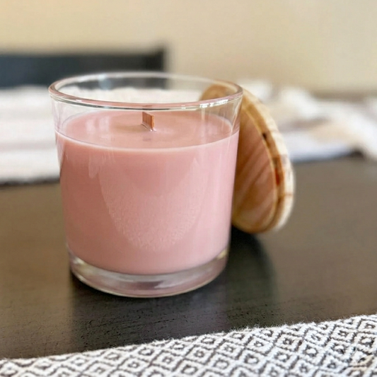 Vela Rosa 15 Oz